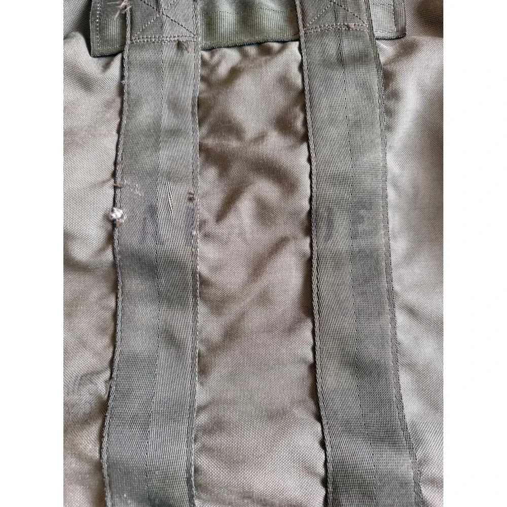 Vintage US Military‎ Flyers Kit Bag Olive Drab Canvas Duffel Cargo Bag